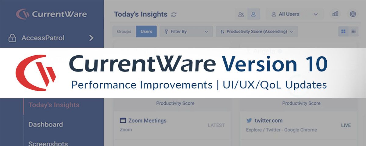 CurrentWare version 10: UI/UX Updates, Performance Enhancements, QoL Improvements