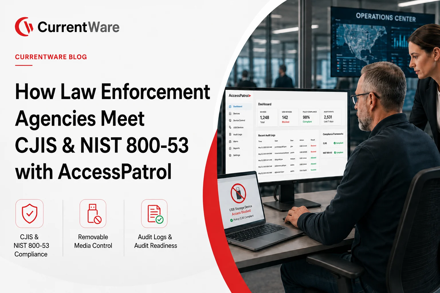 How State and County Law Enforcement Use AccessPatrol to Meet CJIS and NIST 800-53 Requirements