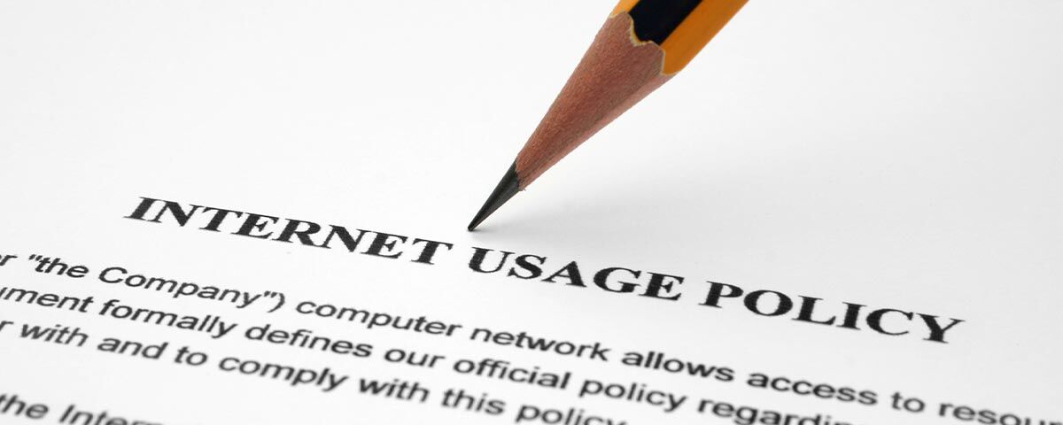 Internet-Usage-Policy Paper document that says "Internet Usage Policy"