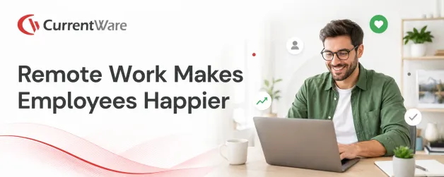 Remote work makes employees happier