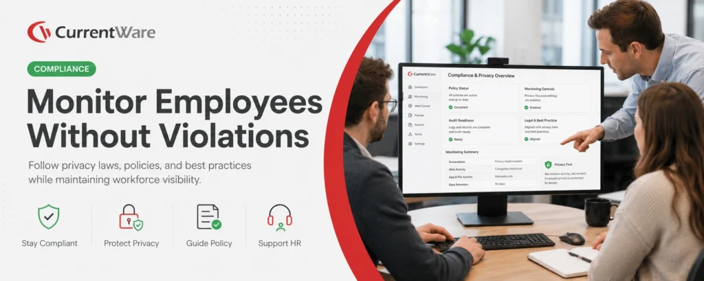 monitor employees without violations